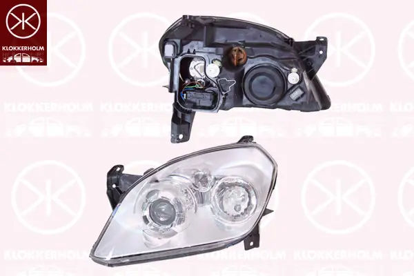 главен фар KLOKKERHOLM         