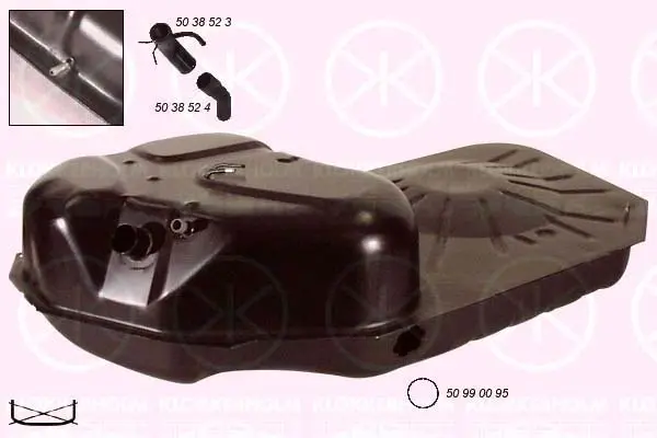 резервоар за горивото KLOKKERHOLM         