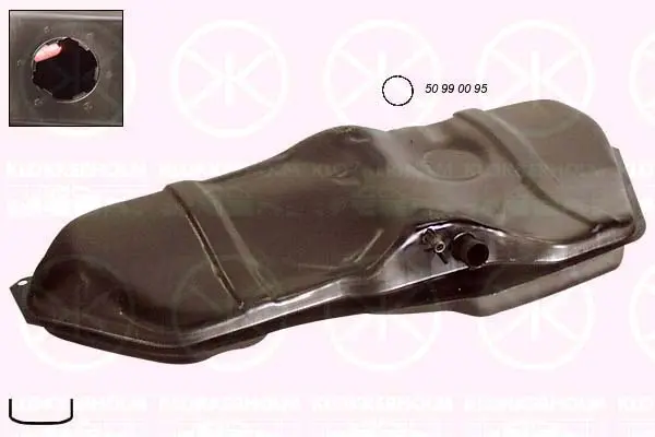 резервоар за горивото KLOKKERHOLM         