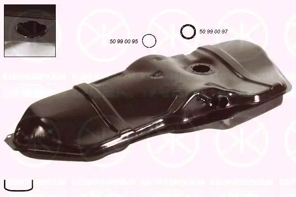 резервоар за горивото KLOKKERHOLM         