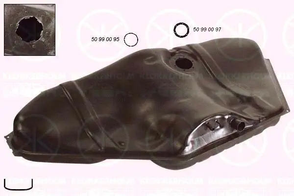 резервоар за горивото KLOKKERHOLM         