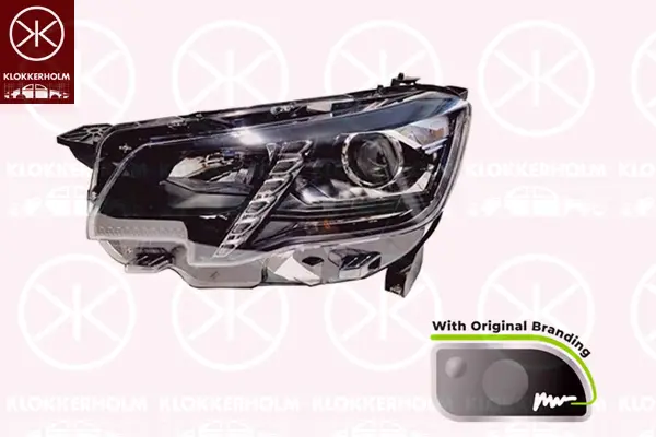 главен фар KLOKKERHOLM         