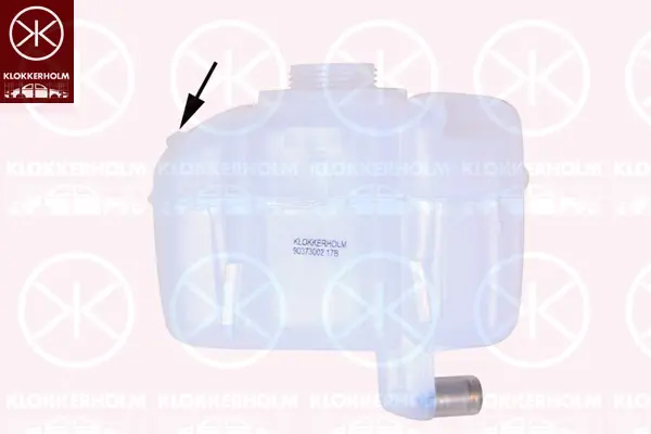 разширителен съд, охладителна течност KLOKKERHOLM         
