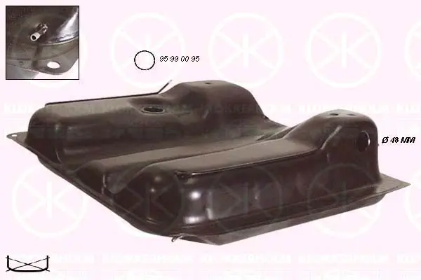 резервоар за горивото KLOKKERHOLM         