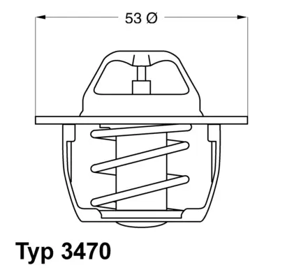 термостат, охладителна течност BorgWarner (Wahler) 