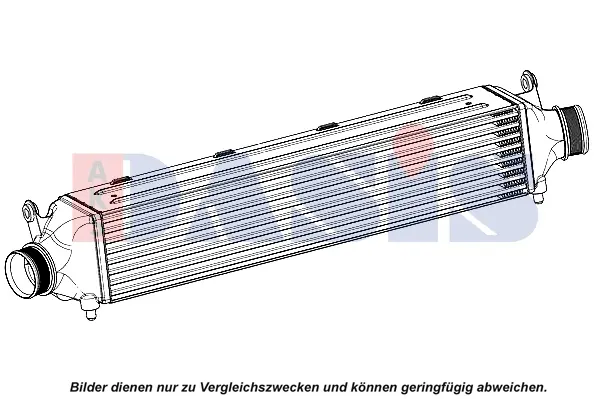 интеркулер (охладител за въздуха на турбината) AKS DASIS           