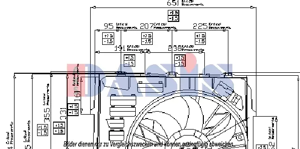 вентилатор, охлаждане на двигателя AKS DASIS           