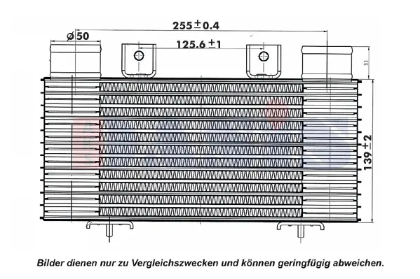 интеркулер (охладител за въздуха на турбината) AKS DASIS           