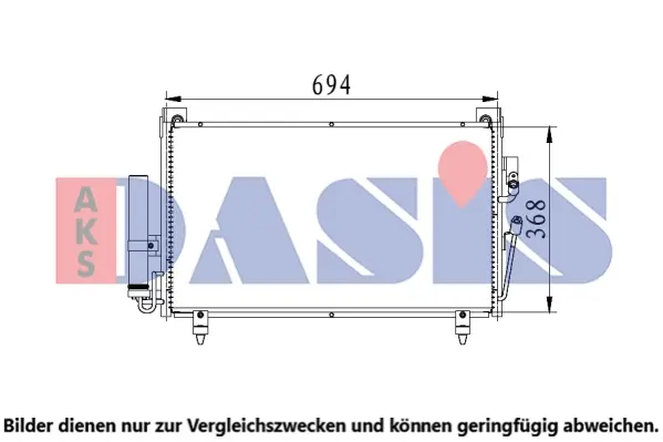 кондензатор, климатизация AKS DASIS           