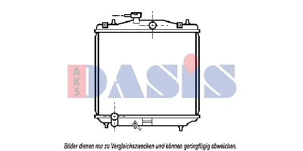 радиатор, охлаждане на двигателя AKS DASIS           