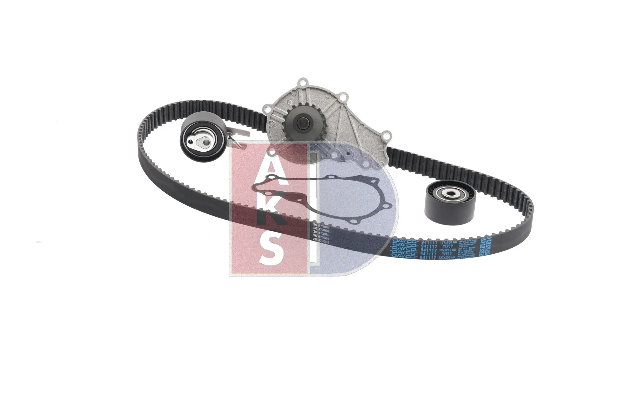 водна помпа- к-кт ангренажен ремък AKS DASIS           