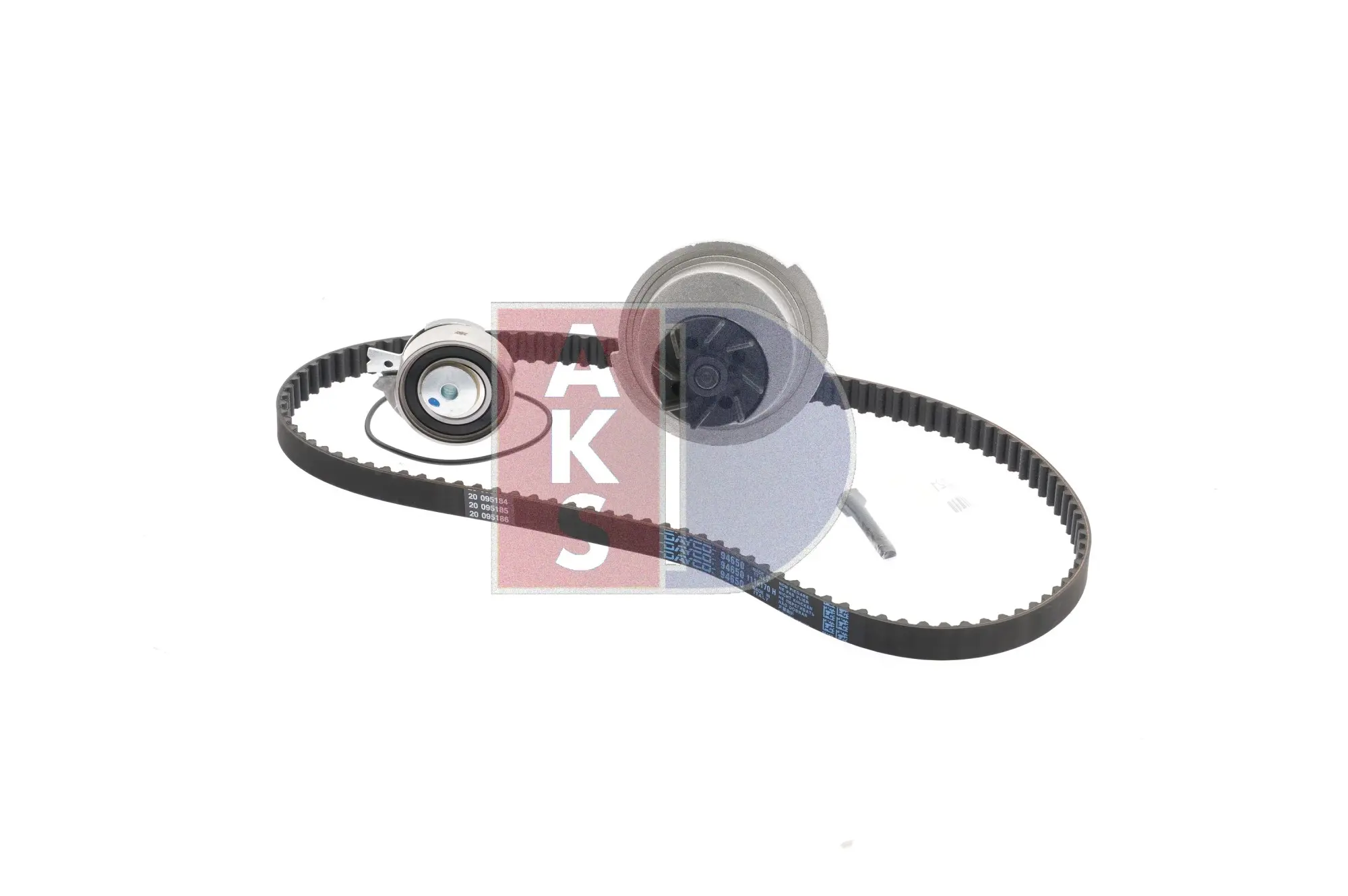 водна помпа- к-кт ангренажен ремък AKS DASIS           