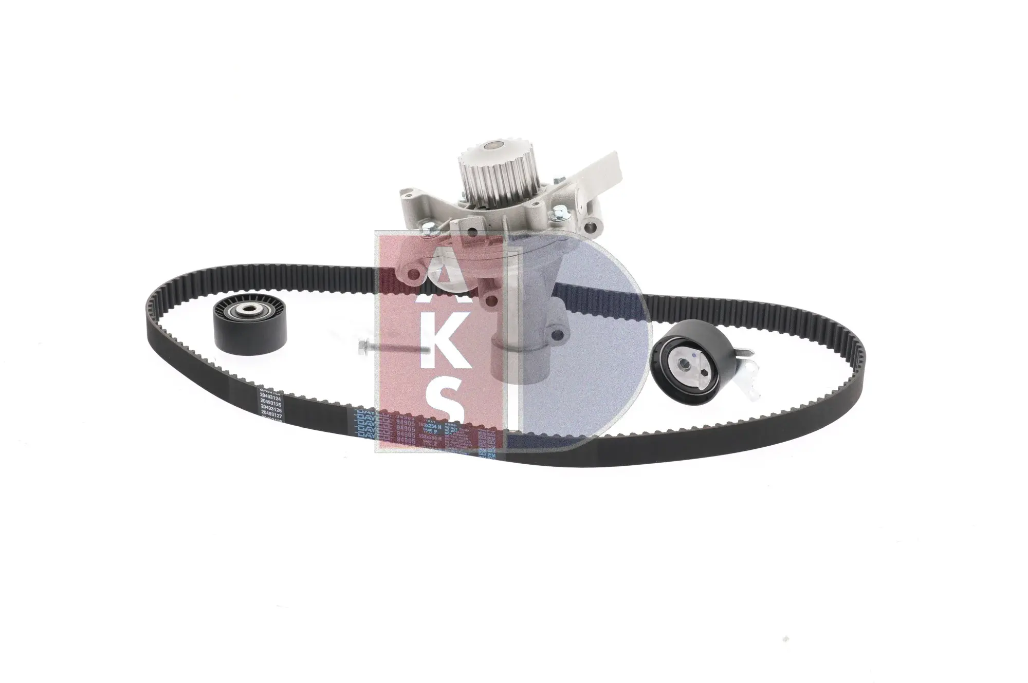 водна помпа- к-кт ангренажен ремък AKS DASIS           