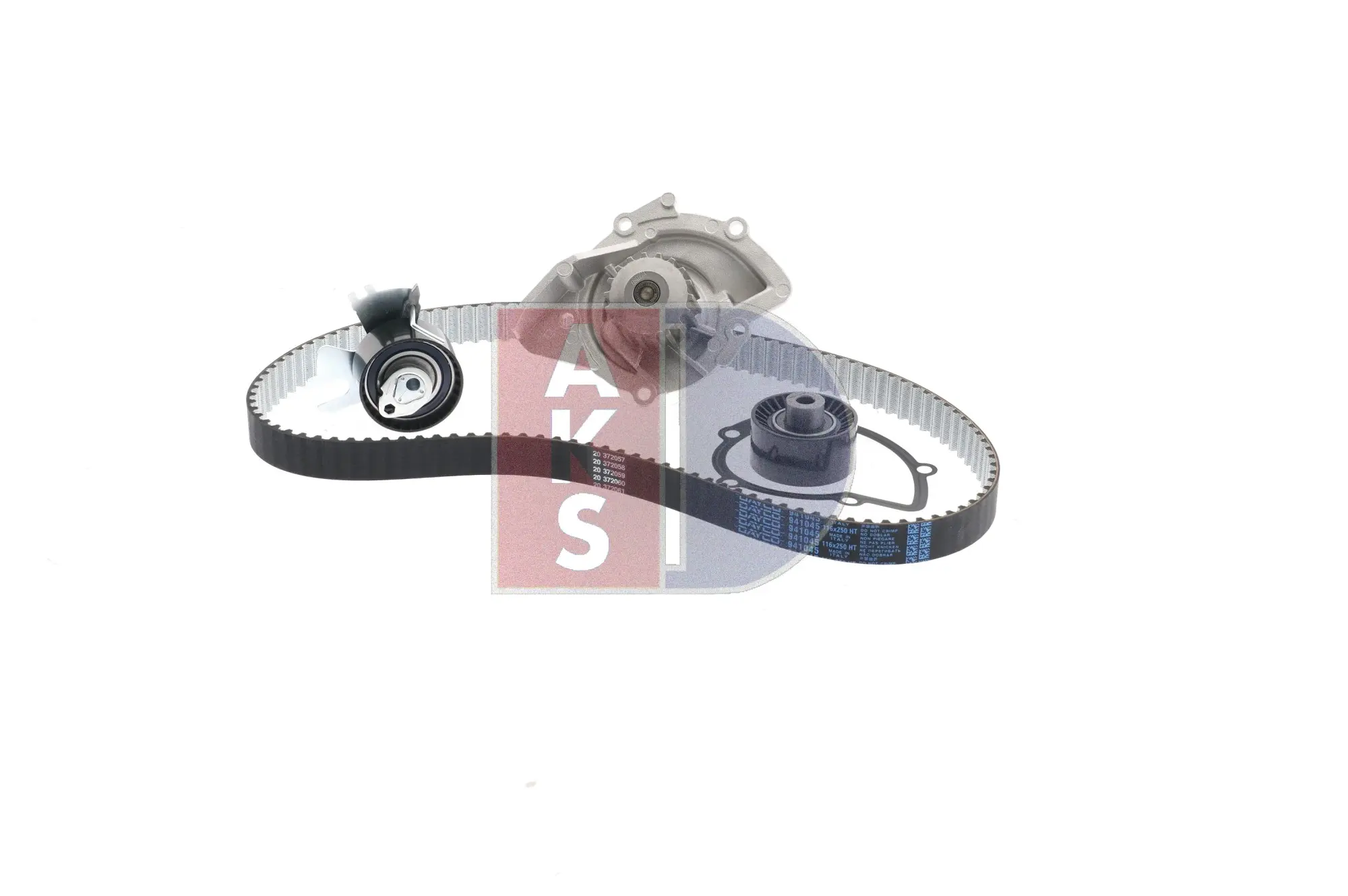 водна помпа- к-кт ангренажен ремък AKS DASIS           