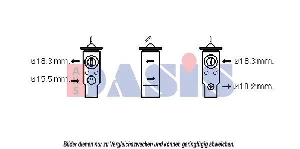 разширителен клапан, климатизация AKS DASIS           