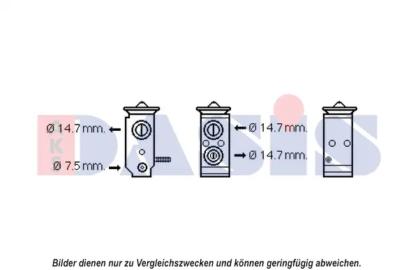 разширителен клапан, климатизация AKS DASIS           