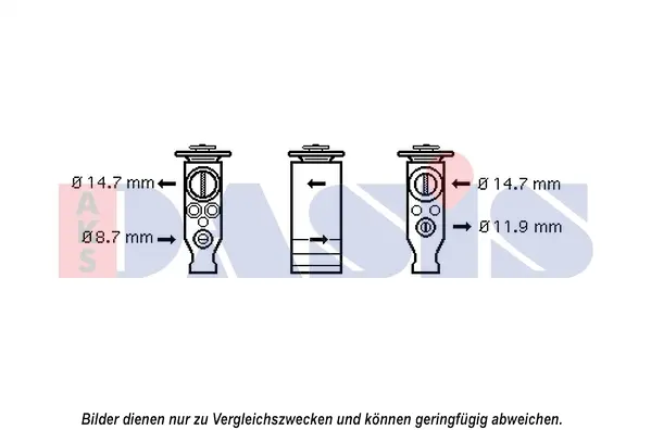 разширителен клапан, климатизация AKS DASIS           