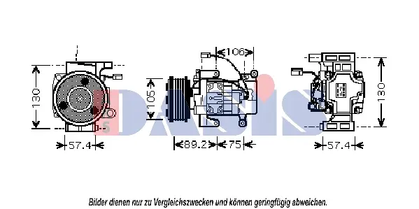 компресор, климатизация AKS DASIS           