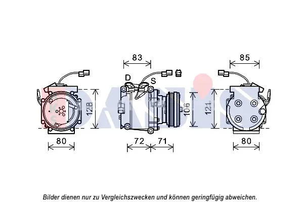 компресор, климатизация AKS DASIS           