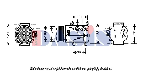 компресор, климатизация AKS DASIS           