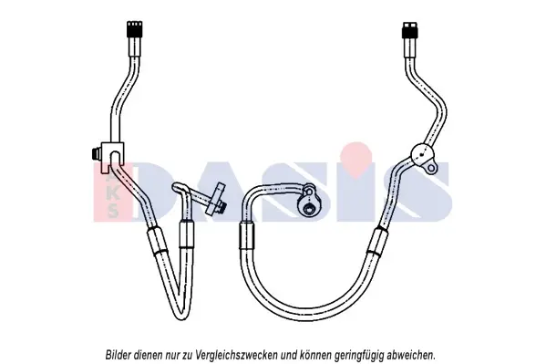 тръбопровод високо налягане, климатизация AKS DASIS           