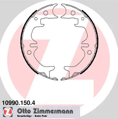 комплект спирачна челюст, ръчна спирачка ZIMMERMANN          