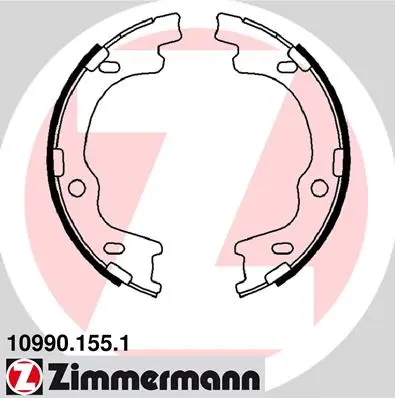 комплект спирачна челюст, ръчна спирачка ZIMMERMANN          