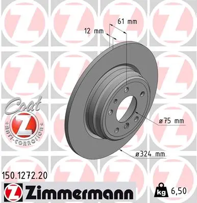 Спирачен диск ZIMMERMANN