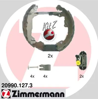 комплект спирачна челюст ZIMMERMANN          