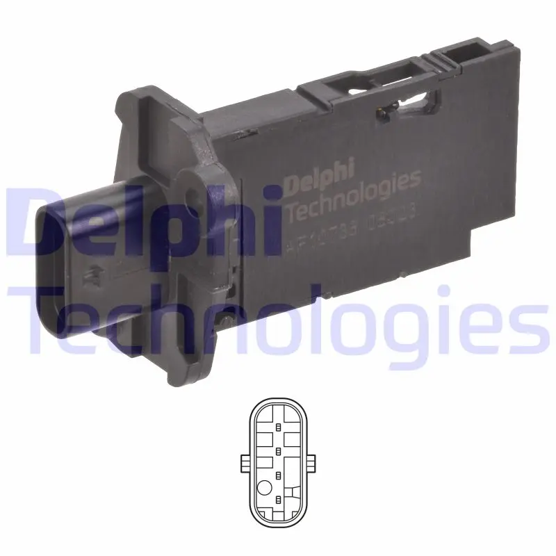 въздухомер-измерител на масата на въздуха DELPHI              