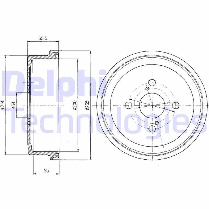 спирачен барабан DELPHI              