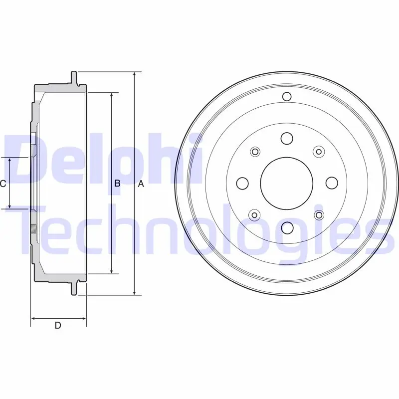 спирачен барабан DELPHI              
