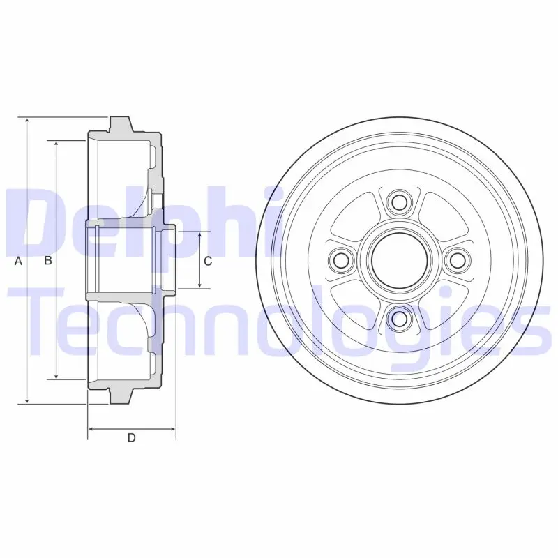 спирачен барабан DELPHI              
