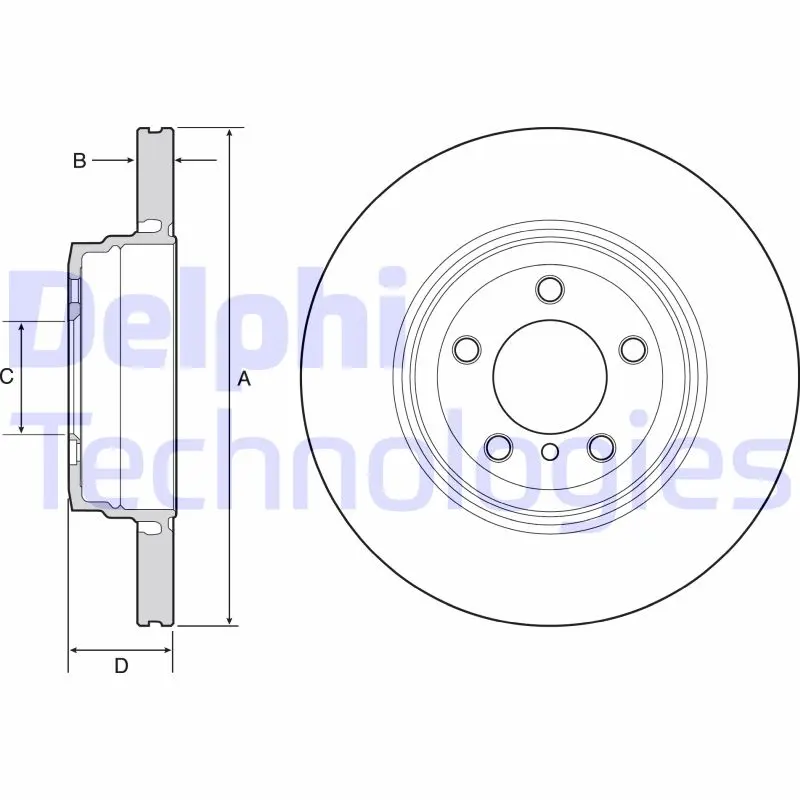 спирачен диск DELPHI              