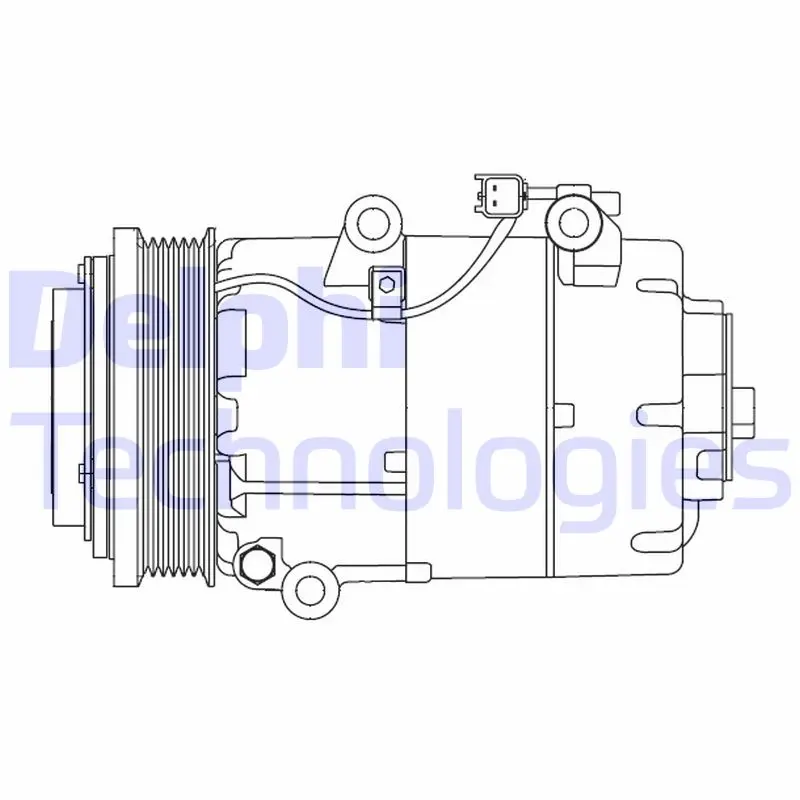компресор, климатизация DELPHI              