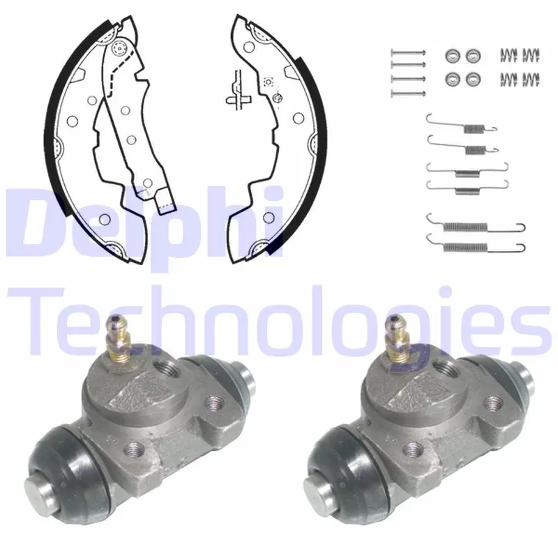 комплект спирачна челюст DELPHI              
