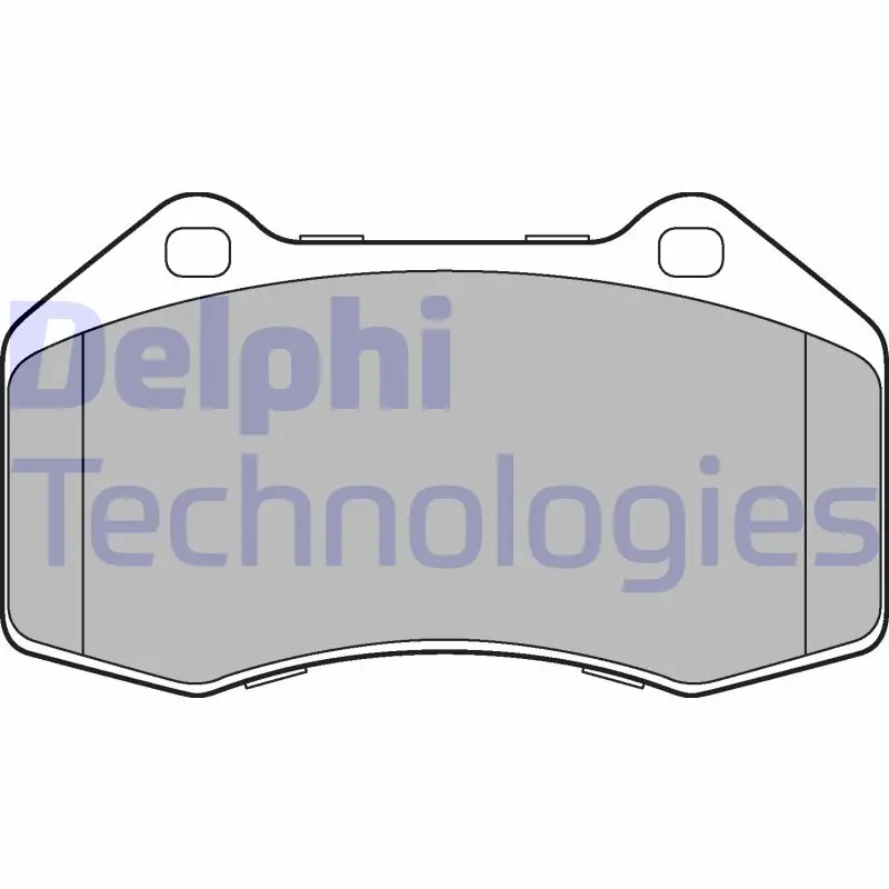 комплект спирачно феродо, дискови спирачки DELPHI              