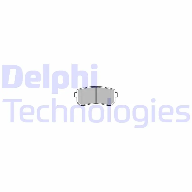 комплект спирачно феродо, дискови спирачки DELPHI              