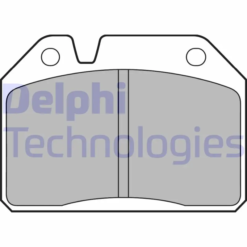 Комплект спирачно феродо, дискови спирачки DELPHI