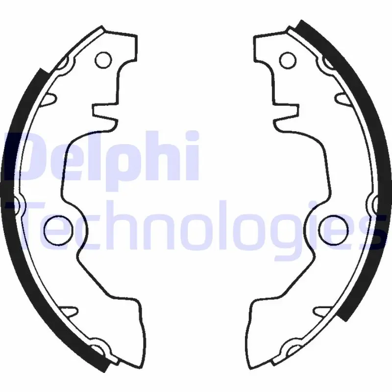 комплект спирачна челюст DELPHI              