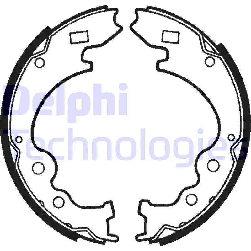 Комплект спирачна челюст DELPHI