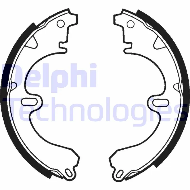 комплект спирачна челюст DELPHI              