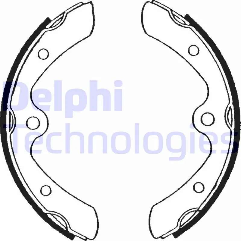 комплект спирачна челюст DELPHI              
