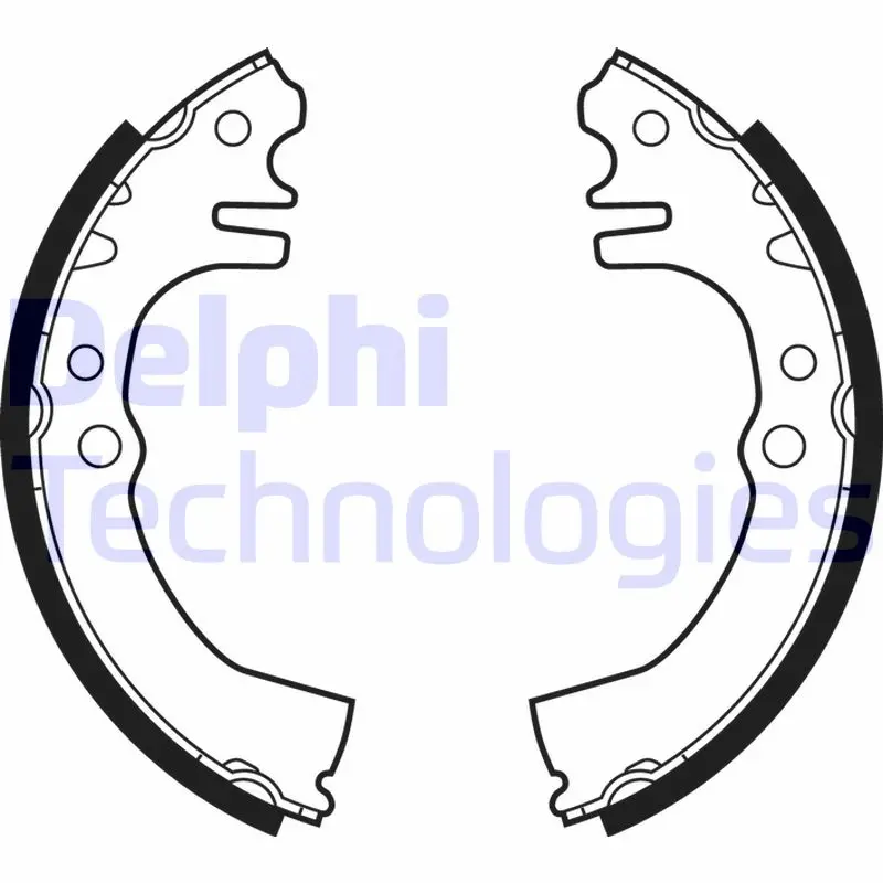 комплект спирачна челюст DELPHI              