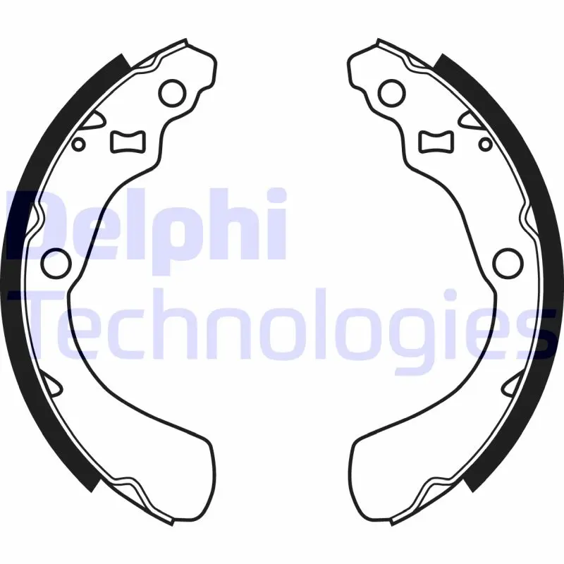 комплект спирачна челюст DELPHI              