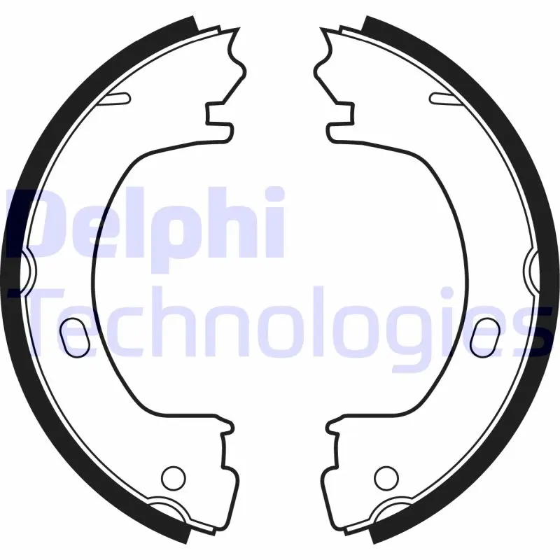 комплект спирачна челюст DELPHI              