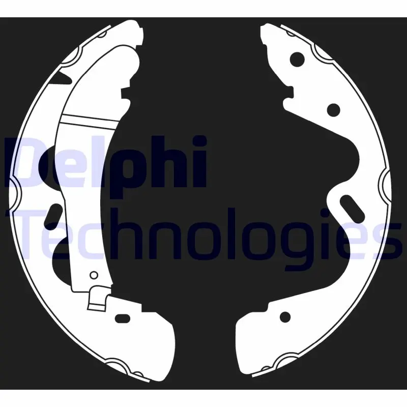 комплект спирачна челюст DELPHI              