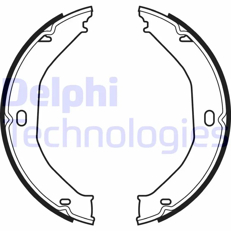 комплект спирачна челюст DELPHI              