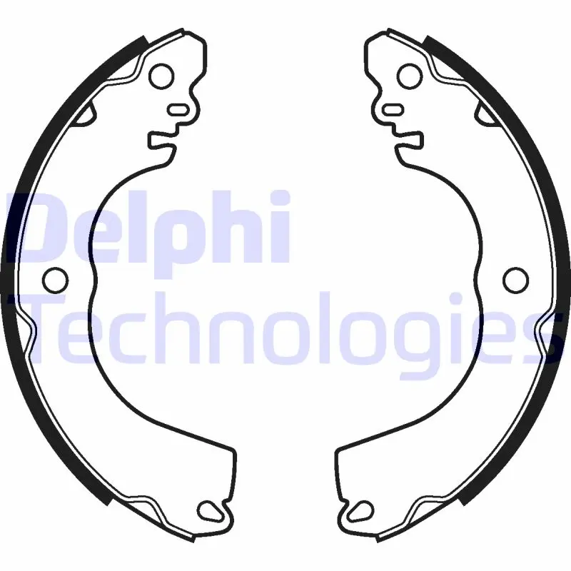 комплект спирачна челюст DELPHI              