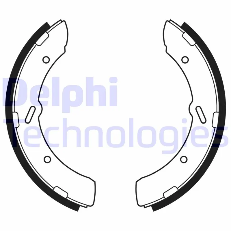 комплект спирачна челюст DELPHI              